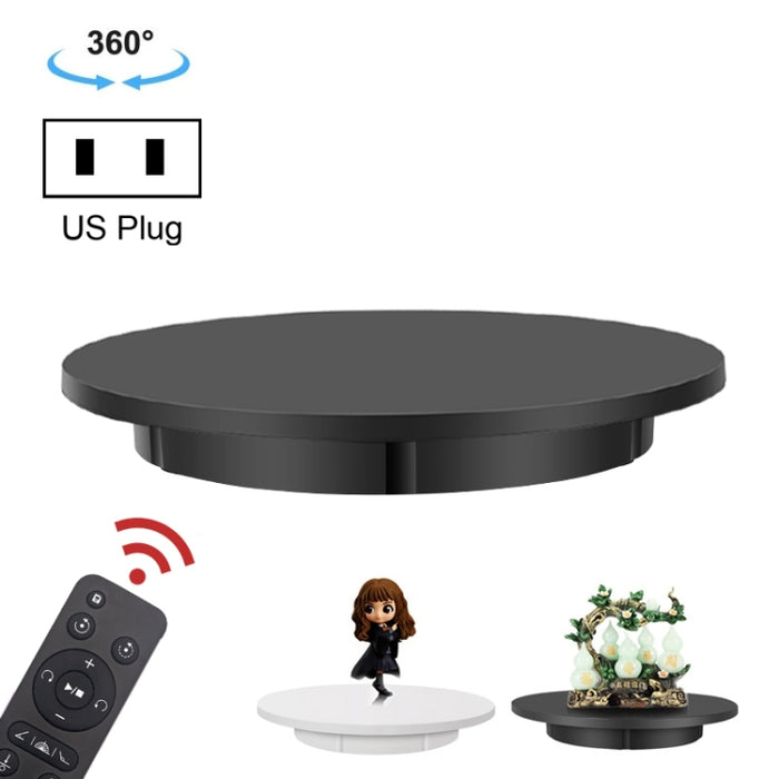 60cm Electric Rotating Display Stand Props Turntable, Load: 100kg, Plug-in Power, US Plug, 60cm, US Plug