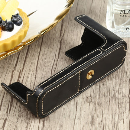 1/4 inch Thread PU Leather Camera Half Case Base for FUJIFILM XE4