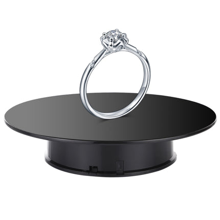 25cm 360 Degree Electric Rotating Mirror Surface Turntable Display Stand Video Shooting Props Turntable for Photography, Load 3kg, Powered by Battery, 25cm Mirror/Powered by Battery(B), 25cm Mirror/Powered by Battery(W), 25cm Mirror/Powered by Battery(WB)