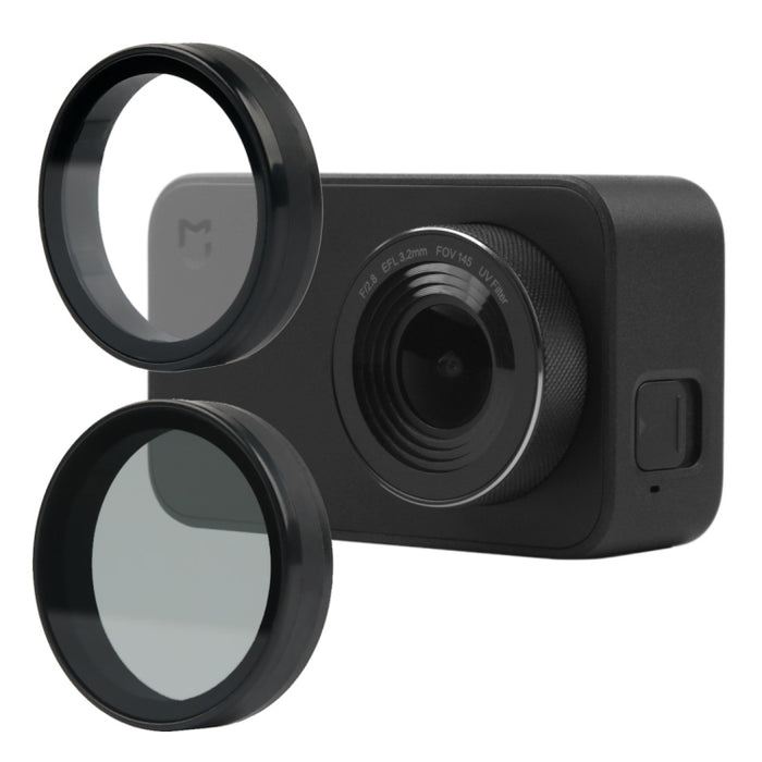 Para Xiaomi Mijia Small Camera 38mm Filtro de lente con protección UV + atenuador ND, filtro ND + UV