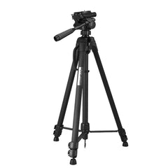 WeiFeng WT-3560 3-Section Folding Legs Live Broadcast Aluminum Alloy Tripod Mount