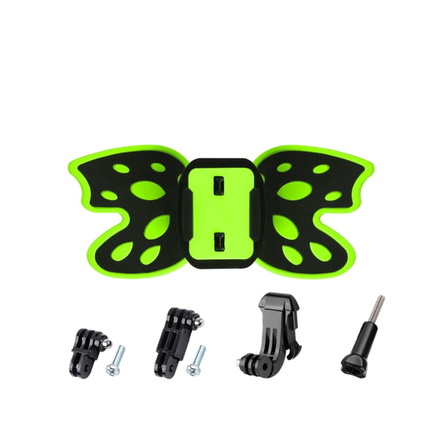 Butterfly Helmet Mount Adapter with 3-Way Pivot Arm & J-Hook Buckle & Long Screw for GoPro, Insta360, DJI and Other Action Cameras, Butterfly Helmet Mount with Pivot Arm & J-Hook Buckle