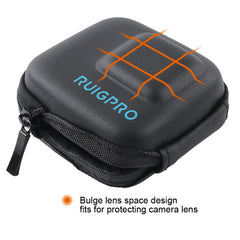 Estuche protector de almacenamiento Super Mini EVA RUIGPRO para GoPro Hero11 Black / HERO10 Black / HERO9 Black / HERO8 Black /7 /6 /5, para GoPro HERO7 /6 /5