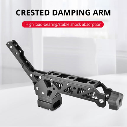 YELANGU BF01 Shock-absorbing Crested Damping Arm, Load: 3-15kg, BF01 Damping Head,Load: 3-15kg