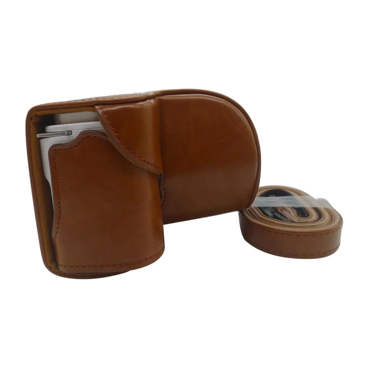 Full Body Camera PU Leather Case Bag for Sony ZV-E10