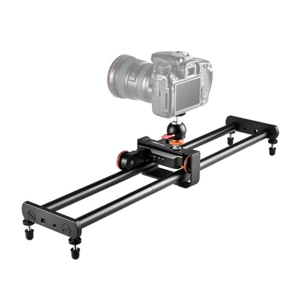 YELANGU L4X-60ET 60cm Splicing Slide Rail Track + Trolley Rail Buckle with Ballhead for SLR Cameras / Video Cameras, L4X-60ET 60cm