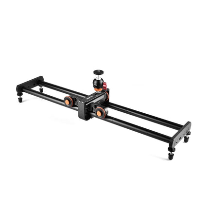 YELANGU L4X-60ET 60cm Splicing Slide Rail Track + Trolley Rail Buckle with Ballhead for SLR Cameras / Video Cameras, L4X-60ET 60cm