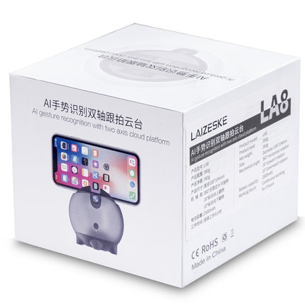 LAIZESKE LA8 Smart Robot Cameraman 360 Degree Auto Tracking Phone Holder, LA8