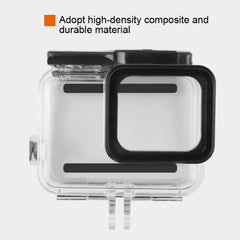 45m Waterproof Housing Protective Case + Touch Screen Back Cover for GoPro NEW HERO /HERO6 /5, with Buckle Basic Mount & Screw, No Need to Remove Lens, Touch Screen (Transparent), Touch Screen (Black)