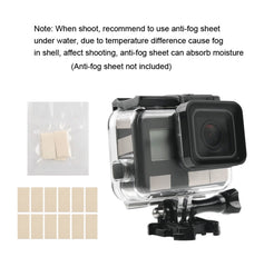 45m Waterproof Housing Protective Case + Touch Screen Back Cover for GoPro NEW HERO /HERO6 /5, with Buckle Basic Mount & Screw, No Need to Remove Lens, Touch Screen (Transparent), Touch Screen (Black)