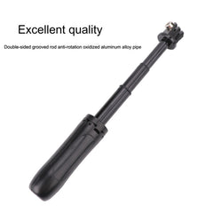 Multi-functional Foldable Tripod Holder Selfie Monopod Stick for GoPro, Insta360, DJI and Other Action Cameras, Length: 12-23cm, Length: 12-23cm (Red), Length: 12-23cm (Blue)