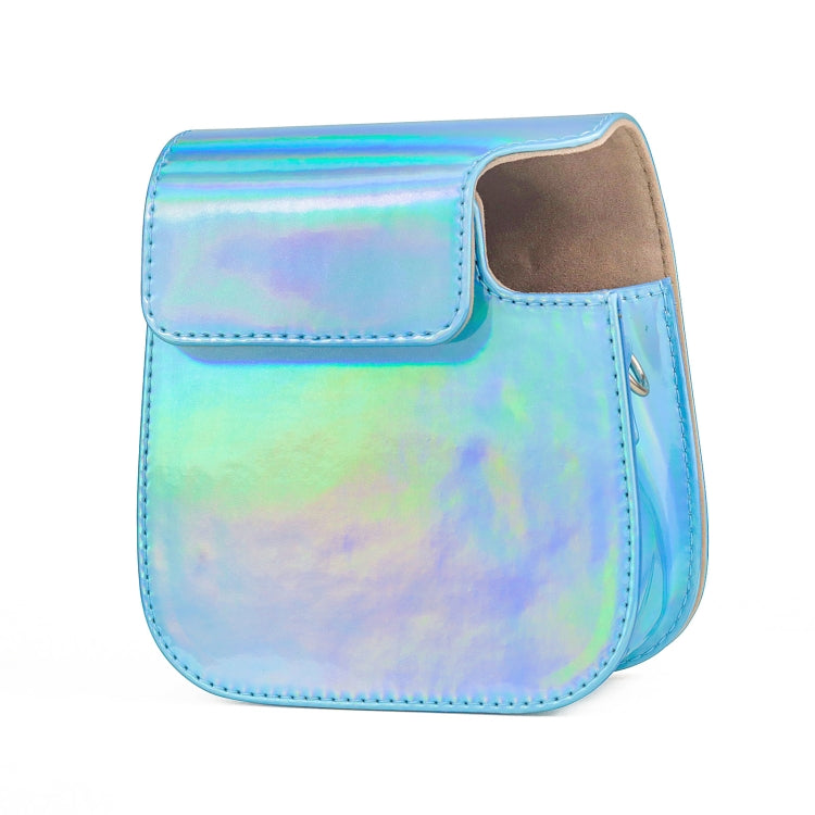 Aurora Color Leather Case Full Body Camera Bag with Shoulder Strap for FUJIFILM Instax mini 11
