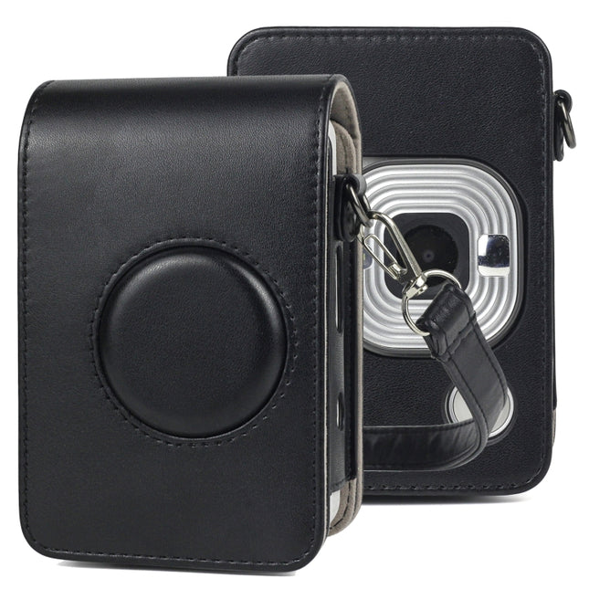 Full Body Camera Retro PU Leather Case Bag with Strap for FUJIFILM instax mini Liplay