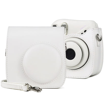 Retro Full Body PU Leather Case Camera  Bag with Strap for FUJIFILM instax mini 7+, For FUJIFILM Instax Mini 7+