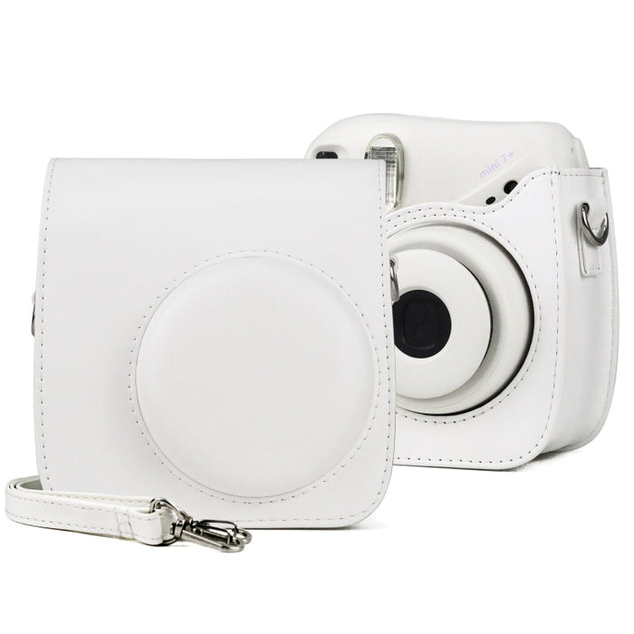 Retro Full Body PU Leather Case Camera  Bag with Strap for FUJIFILM instax mini 7+, For FUJIFILM Instax Mini 7+