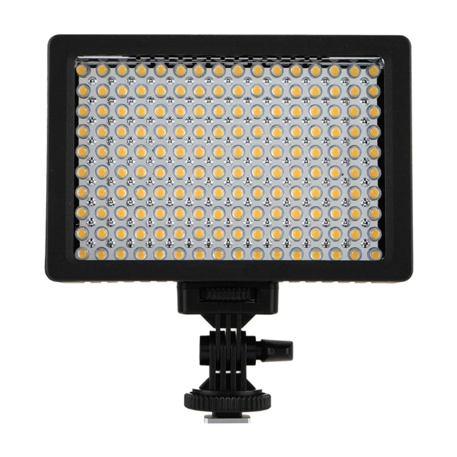HD-160 White Light LED Video Light on-Camera Photography Lighting Fill Light for Canon, Nikon, DSLR Camera with 3 Filter Plates, HD-160