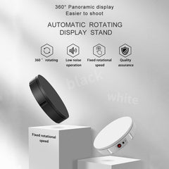 22cm Electric Rotating Display Stand Video Shooting Props Turntable, Load: 50kg, EU Plug, 22cm, EU Plug