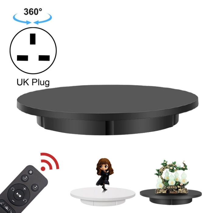 60cm Electric Rotating Display Stand Props Turntable, Load: 100kg, Plug-in Power, UK Plug, 60cm, UK Plug