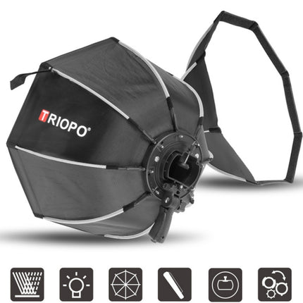 TRIOPO KS2-65 65cm Fast Loading Speedlite Flash Octagon Parabolic Softbox Diffuser