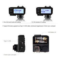 Godox X2T-P E-TTL II Bluetooth Wireless Flash Trigger for Pentax, X2T-P for Pentax