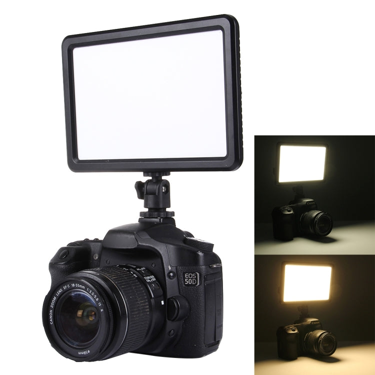 LED-006 104 LED 850LM Dimmable Video Light on-Camera Photography Lighting Fill Light for Canon, Nikon, DSLR Camera, 104 LEDs