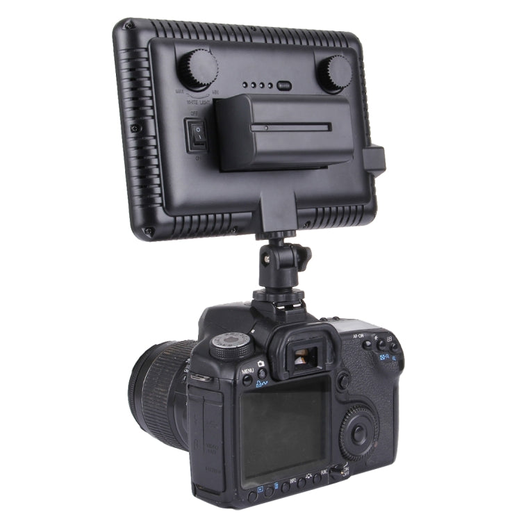 LED-006 104 LED 850LM Dimmable Video Light on-Camera Photography Lighting Fill Light for Canon, Nikon, DSLR Camera, 104 LEDs