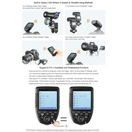 Godox Xpro-S TTL Wireless Flash Trigger for Sony, Xpro-S for Sony