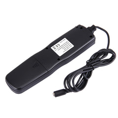 RST-7001 LCD Screen Time Lapse Intervalometer Shutter Release Digital Timer Remote Controller with C6 Cable for CANON 1000D/550D/60D, PENTAX:K20D/K200D/K10D, SAMSUNG GX-20/GX-10 Camera