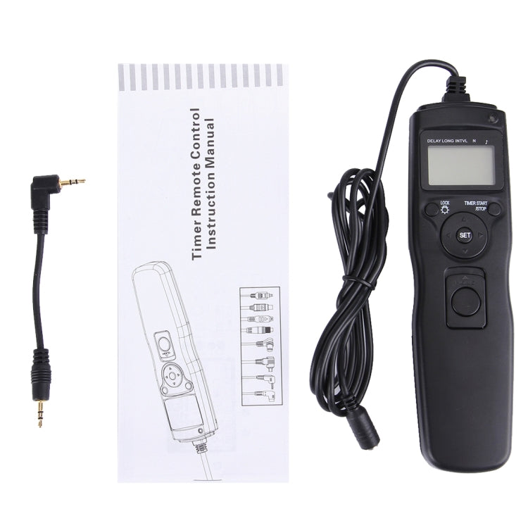 RST-7001 LCD Screen Time Lapse Intervalometer Shutter Release Digital Timer Remote Controller with C6 Cable for CANON 1000D/550D/60D, PENTAX:K20D/K200D/K10D, SAMSUNG GX-20/GX-10 Camera