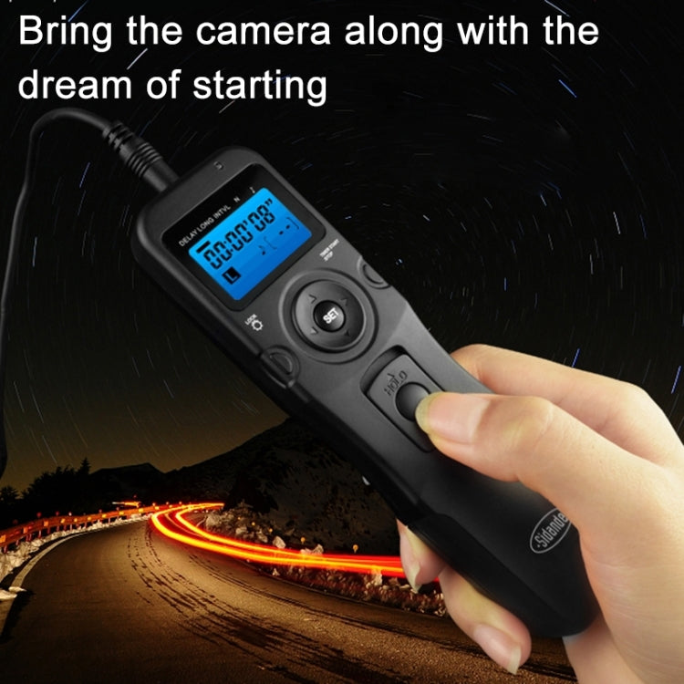 RST-7001 LCD Screen Time Lapse Intervalometer Shutter Release Digital Timer Remote Controller with C6 Cable for CANON 1000D/550D/60D, PENTAX:K20D/K200D/K10D, SAMSUNG GX-20/GX-10 Camera