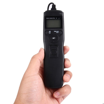 RST-7002 LCD Screen Time Lapse Intervalometer Shutter Release Digital Timer Remote Controller with C8 Cable for CANON 1D/1DS/50D/40D/30D/20D/10D/5D/7D Camera