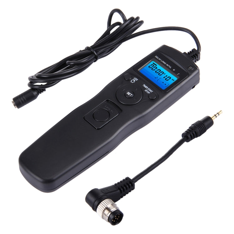 RST-7004 LCD Screen Time Lapse Intervalometer Shutter Release Digital Timer Remote Controller with N8 Cable for NIKON D3X/D3/D700/D300/D2X/D2H/D200/D1H/D1X/D800 Camera