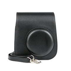 Solid Color Full Body Camera Leather Case Bag with Strap for FUJIFILM Instax mini 11