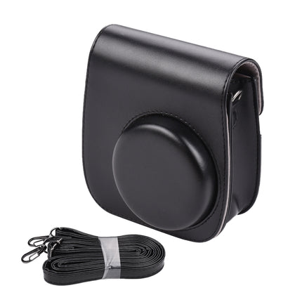 Solid Color Full Body Camera Leather Case Bag with Strap for FUJIFILM Instax mini 11