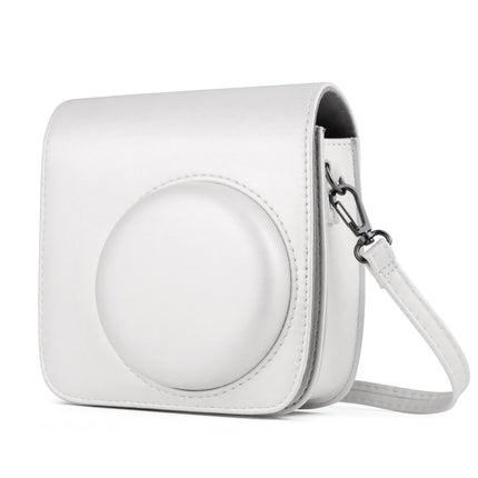 Solid Color Full Body Camera Leather Case Bag with Strap for FUJIFILM Instax mini 11