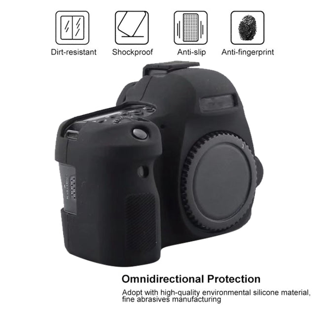 For Canon EOS 6D Mark II Soft Silicone Protective Case