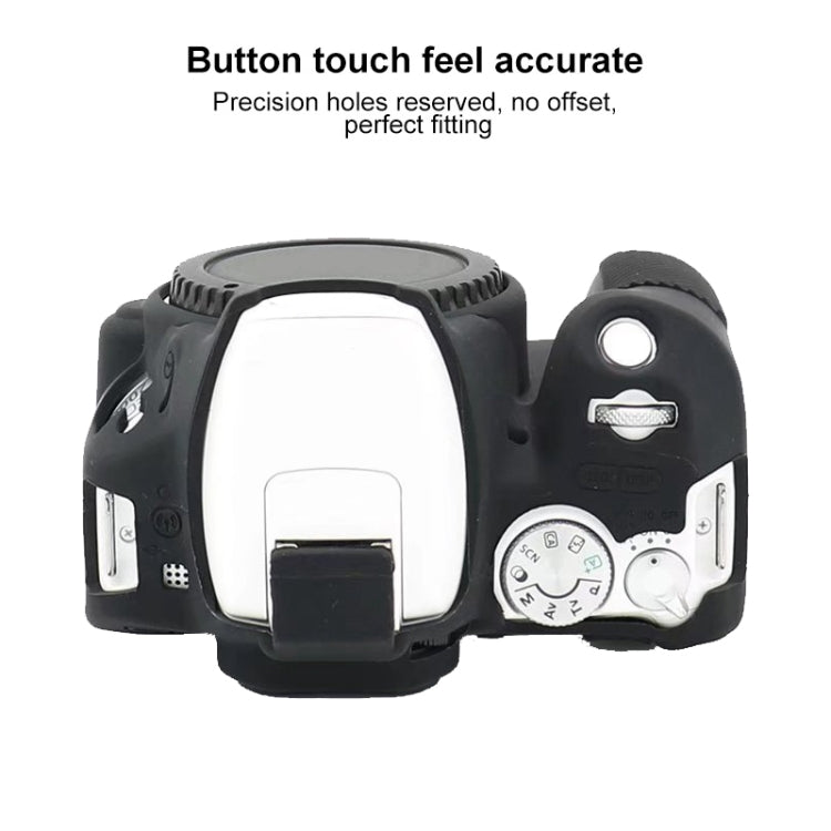 For Canon EOS 200D / EOS 200D Mark II Soft Silicone Protective Case