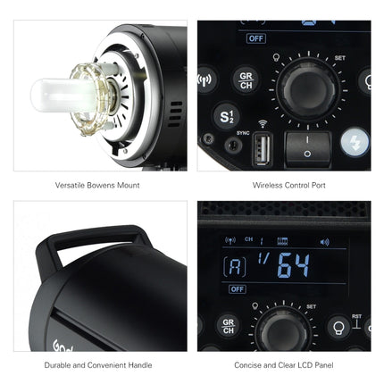Godox DP600III Studio Flash Light 600Ws Bowens Mount Studio Speedlight, DP600III