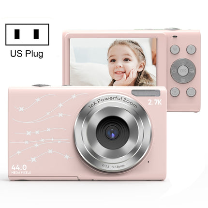 DC402 2.4 inch 44MP 16X Zoom 1080P Full HD Digital Camera Children Card Camera, US Plug, US Plug