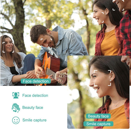 Cámara digital para niños DC402 de 2,4 pulgadas, 44 MP, zoom 16X, 1080P, Full HD, enchufe de la UE