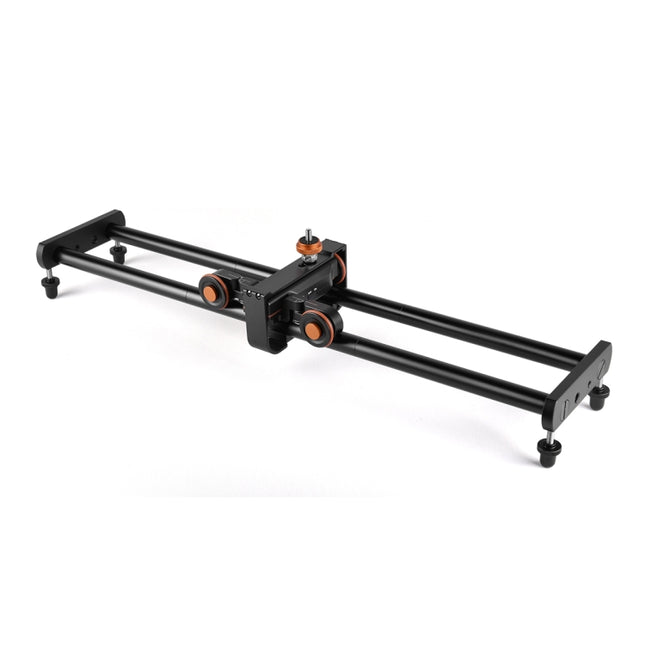 YELANGU L4X-BE YLG1817A 60cm Aluminum Alloy Splicing Slide Rail Track + 3-Wheel Video Pulley Rolling Dolly Car for SLR Cameras / Video Cameras, L4X-BE 60cm Rail Track + Dolly Car