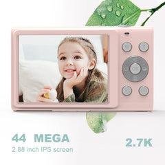 DC402 2,4 Zoll 44MP 16X Zoom 2,7K Full HD Digitalkamera Kinderkartenkamera, UK-Stecker, UK-Stecker
