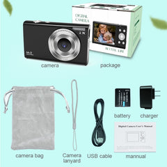 DC402 2,4 Zoll 44MP 16X Zoom 2,7K Full HD Digitalkamera Kinderkartenkamera, UK-Stecker, UK-Stecker