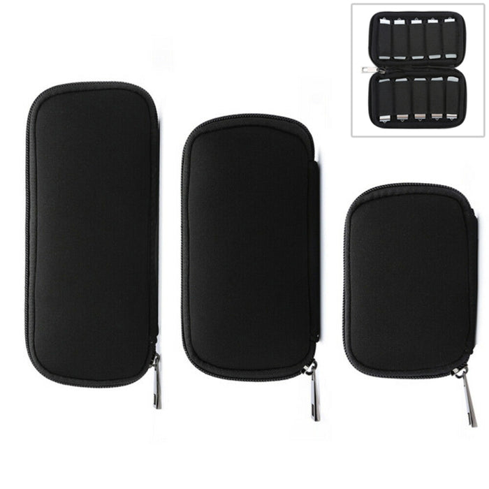 3 in 1 Neoprene U Disk Storage Bag Cover, 3 in 1