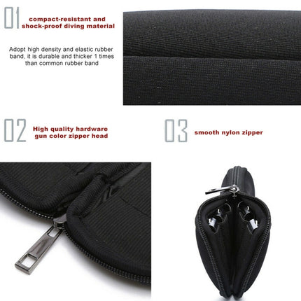 3 in 1 Neoprene U Disk Storage Bag Cover, 3 in 1