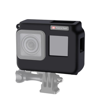 For Insta360 One R 4K with Frame Shockproof Silicone Protective Case with Lens Cap Cover, 4K Case + Lens Cap