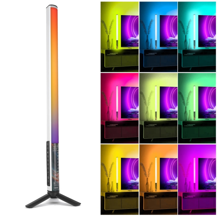 LUXCeO Mood1 50cm RGB Colorful Atmosphere Rhythm LED Stick Handheld Video Photo Fill Light, No Tripod, 50cm