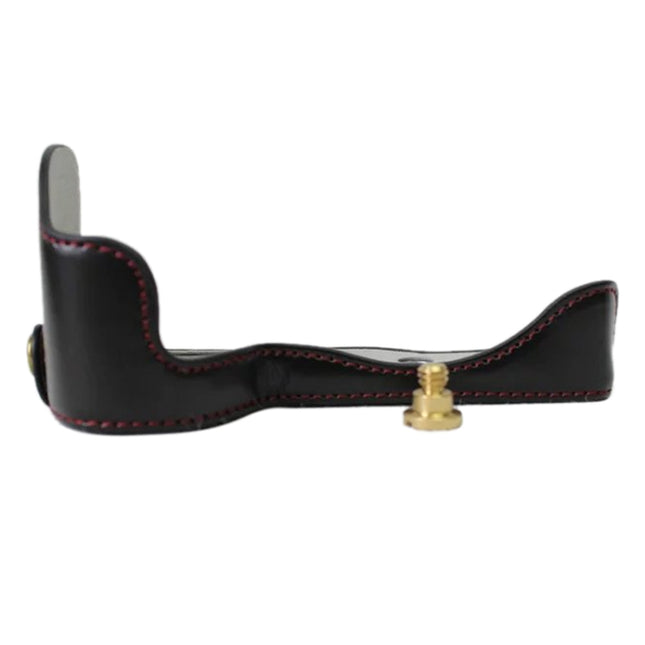 1/4 inch Thread PU Leather Camera Half Case Base for Sony ILCE-A6500 / A6500, For Sony ILCE-A6500 / A6500