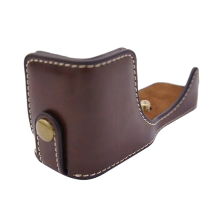 1/4 inch Thread PU Leather Camera Half Case Base for Canon EOS M100