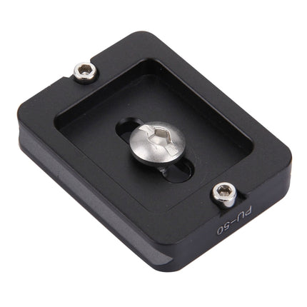 Fittest PU-50 Universal Aluminium Alloy Quick Release Plate with Rubber Cushion, PU-50